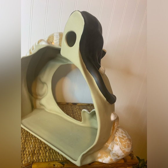 Vintage Louisville Stoneware Cat Fishbowl Holder “Classy Cat” EUC hard to find - Picture 10 of 16